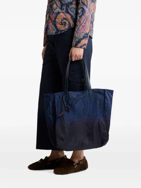 Geantă shopper Etro albastru