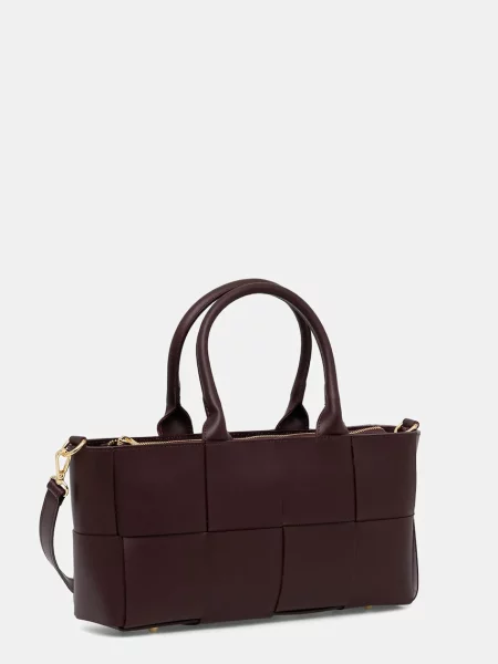 Шкіряна сумочка Answear.LAB бордовий