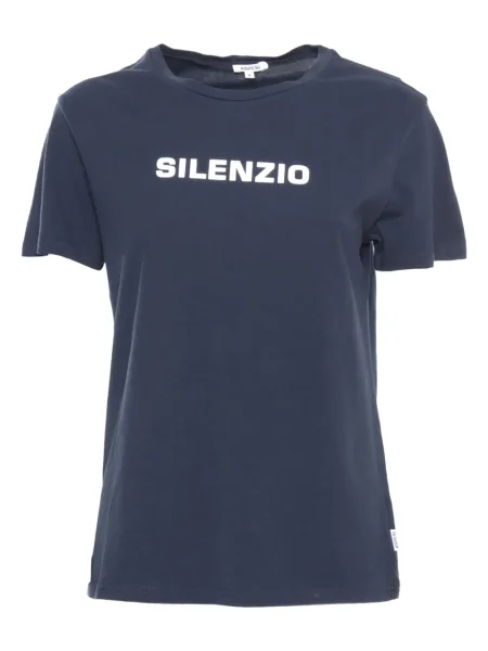 Tricou Aspesi cu imagine scurt albastru