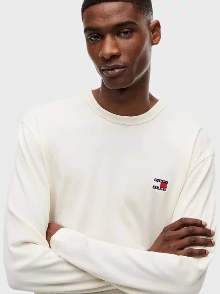 Лонгслів Tommy Jeans білий