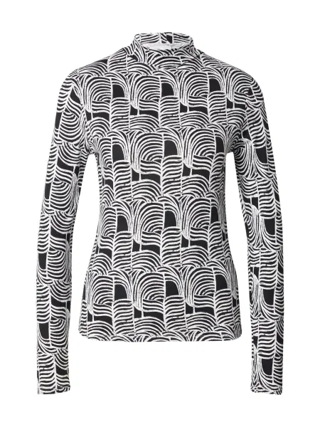 Hailys Tricou negru alb