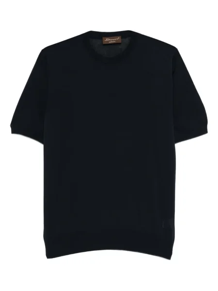 Kašmyro trumpas marškinėliai Doriani Cashmere mėlyna