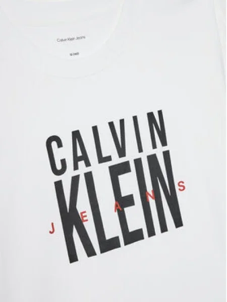 Calvin Klein Jeans Póló Bold Graphic fehér