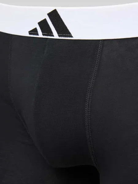 Obcisłe bokserki z elastycznym z logo w zestawie 5 szt. Adidas Sportswear czarne
