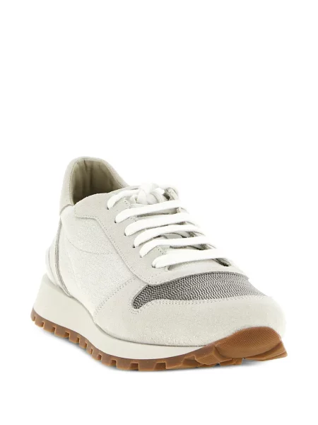 Sneakerși Brunello Cucinelli din piele de căprioară