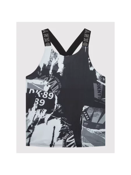 DKNY Топ M Regular Fit чорний
