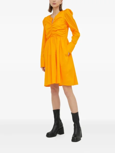 Rochie maxi Gestuz lungă de costum portocaliu