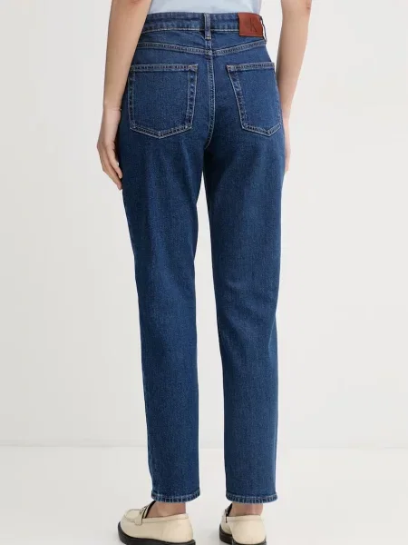 Calvin Klein Jeans Jeansy Mom Fit niebieski