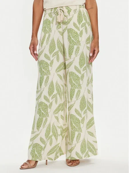 JDY Pantaloni din Bree Wide Leg verde