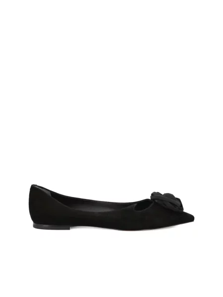 Balerinki Roger Vivier skórzane czarne