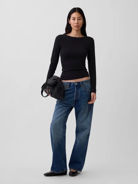 Tricou Gap cu legături negru