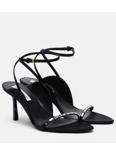 Sandale Victoria Beckham de cristal negru