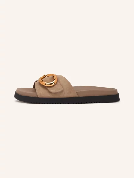 Steve Madden Klapki Mistify beige beżowe