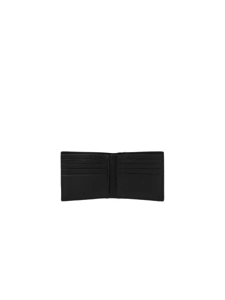 Calvin Klein Denarnica Xl Emblem Aop Emboss Ew Billfold črna