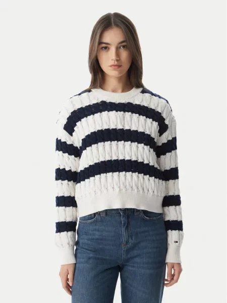 Tommy Jeans Пуловер Тъмносин