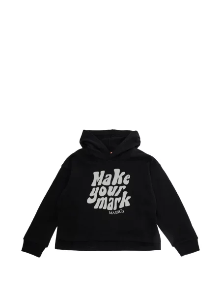 Bluza z kapturem dziecięca Max&co. czarna