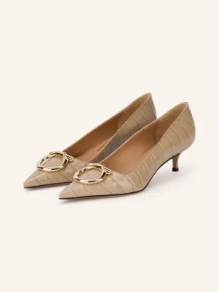 Ferragamo Lodičky Lara / zlatá béžová