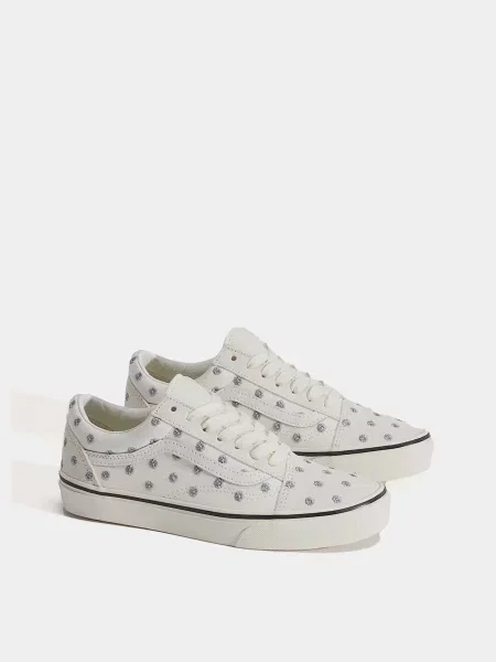 Замшевые кеды Vans белые