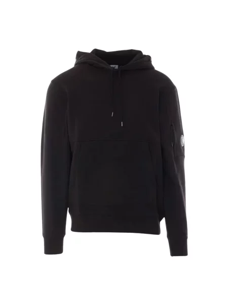 Bluza z kapturem C.p. Company polarowa z kapturem czarna