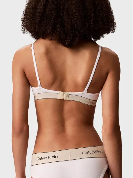 Без підкладки бюстгальтер Calvin Klein білий