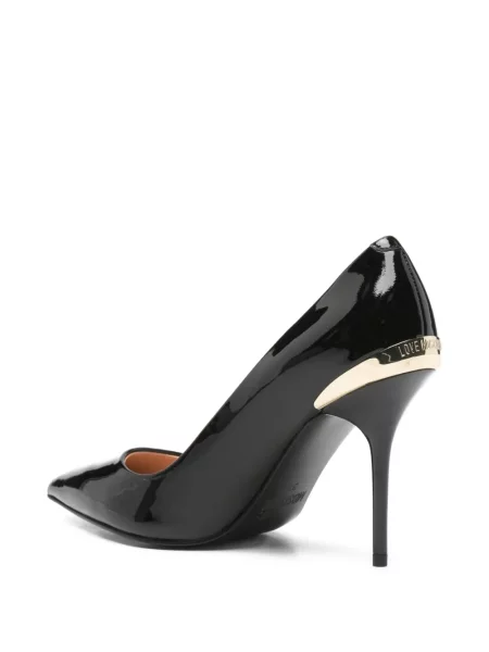 Pantofi cu toc Love Moschino negru