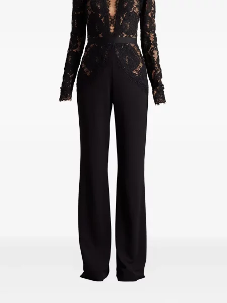 Гащеризон Tadashi Shoji с дантела черно