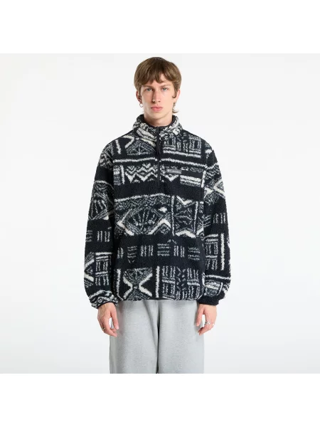 Половин цип суитчър Columbia с принт черно