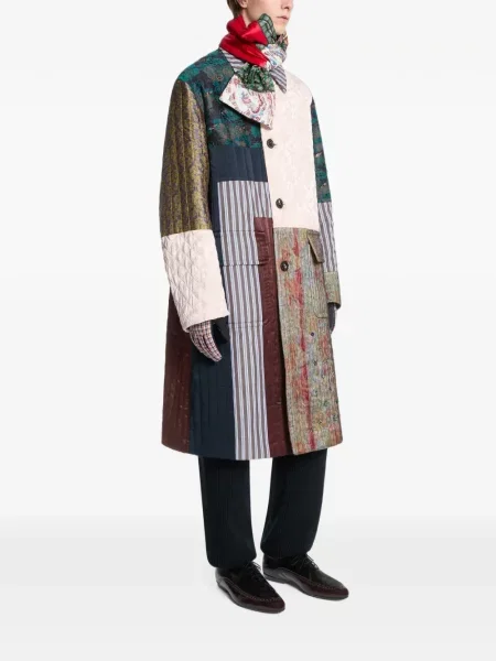 Palton Dries Van Noten alb