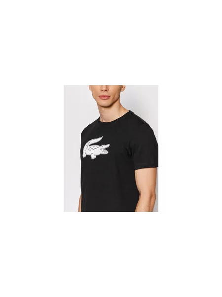 Lacoste T-shirt Regular Fit crna