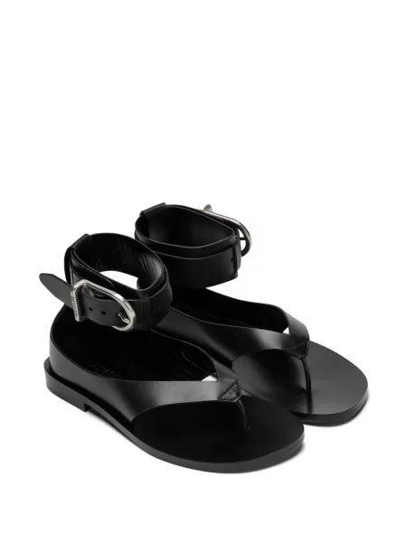 Sandale Durazzi Milano cu cataramă negru