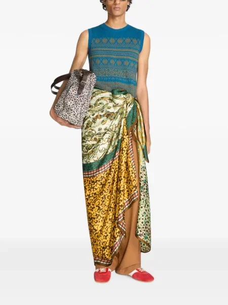 Fular Dries Van Noten cu imagine