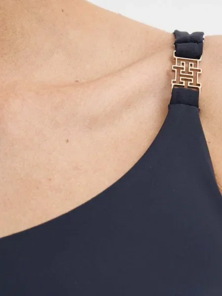 Tommy Hilfiger Bikini felső Sötétkék fekete