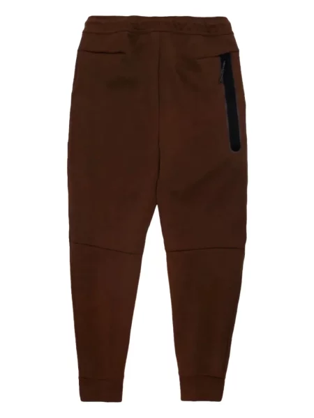 Pantaloni Nike din fleece alergare cu broderie negru