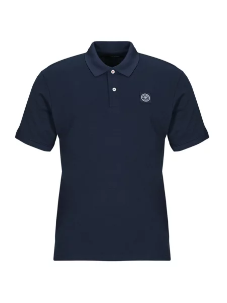 Polo majica Jack & Jones s kratkimi rokavi modra