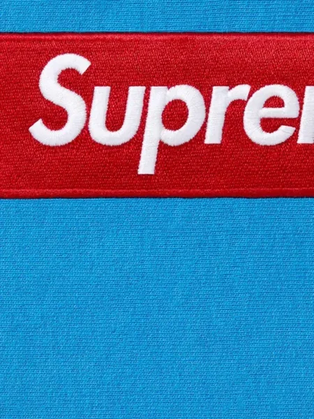 Hanorac cu glugă Supreme albastru