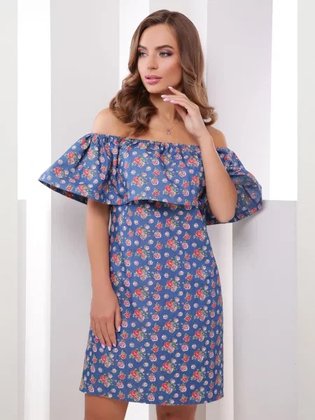 Сукня міні MarSe синій