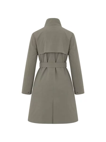 Cu centură reversibil trenci K-way verde
