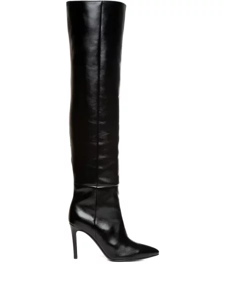 Botine Ginissima din piele negru