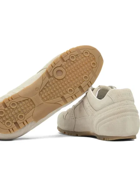 Sneakerși Alohas cu șireturi din piele de căprioară