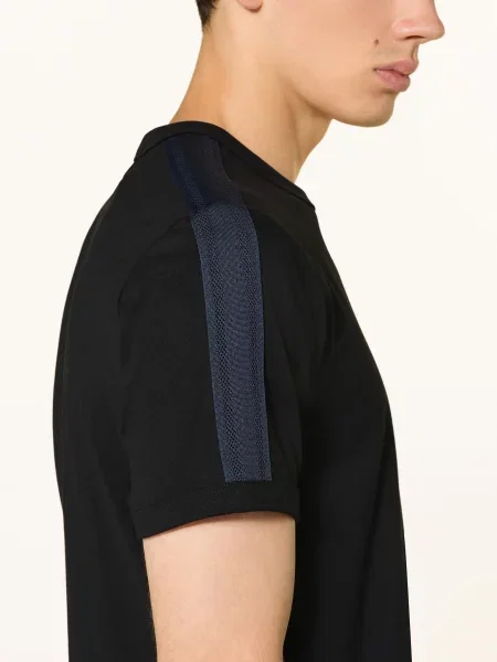 Fred Perry Tričko S Galonovými Pruhy black černé