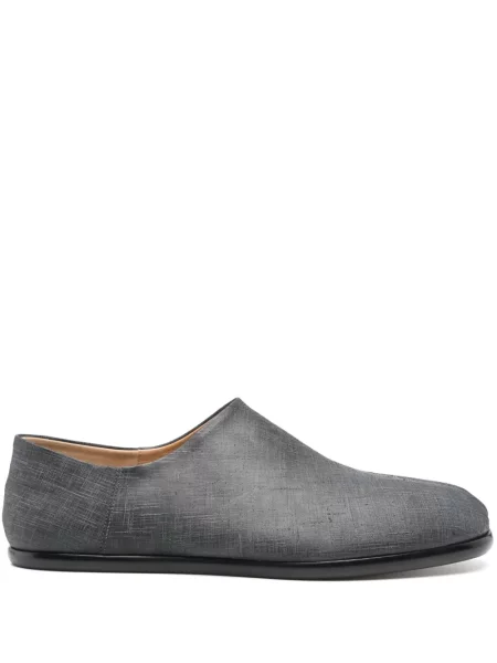 Pantofi loafer Maison Margiela din piele gri