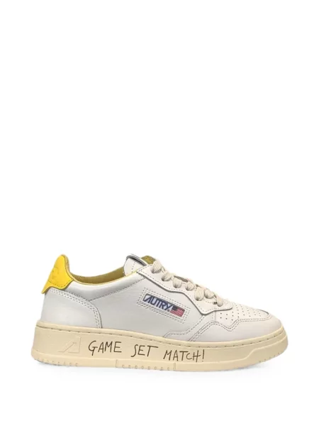 Sneakerși Autry din piele alb