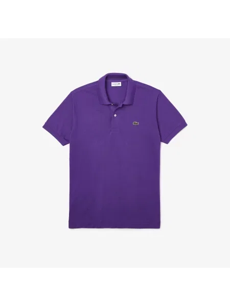 Поло Lacoste фиолетовое