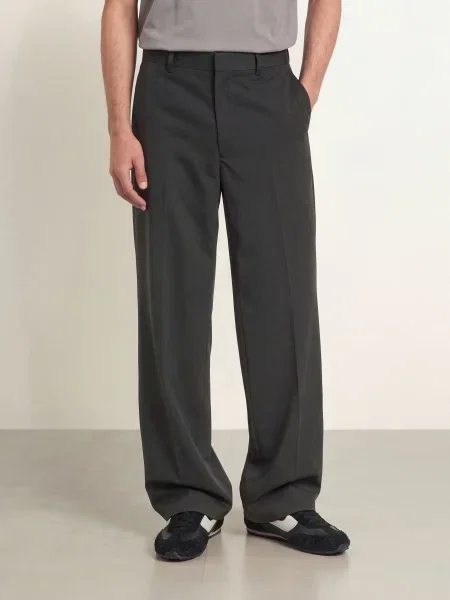 Allsaints Spodnie Moor Regular Fit grau
