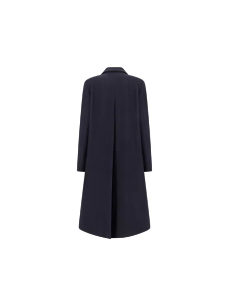 Płaszcz Jil Sander wełniany niebieski