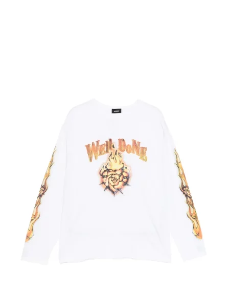 Tricou We11done cu imagine alb