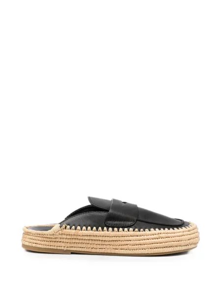 Papuci tip mules Paloma Barcelo din piele negru
