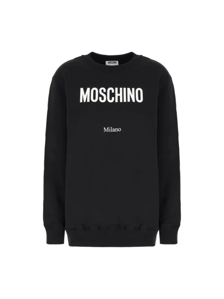 Bluza Moschino z logo czarna