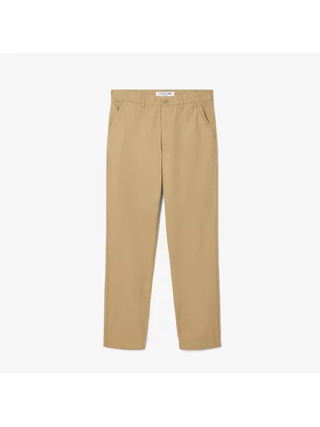 Lacoste Spodnie Chino Regular Fit beżowy