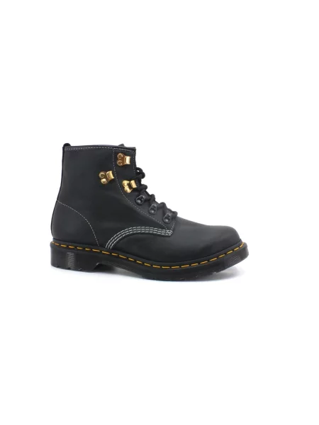 Botki Dr. Martens sznurowane skórzane czarne
